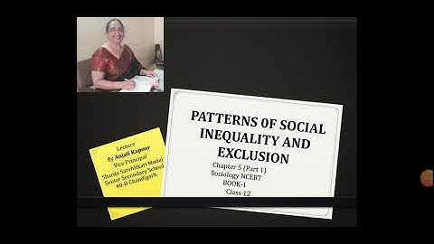Patterns of social inequality and exclusion _ Part1