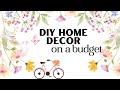 5 Easy &amp; Affordable DIY Home Decor Ideas || Budget Makeover Hacks || z9designs