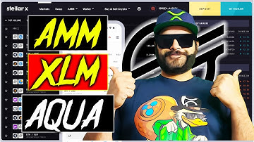 STELLAR X-  HOW TO USE AMM + AQUA + ICE + LOBSTR WALLET