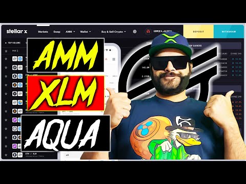 STELLAR X - CARA MENGGUNAKAN AMM + AQUA + ICE + LOBSTR WALLET