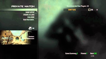 MW3 Servers and Custom Classes [TUTORIAL]