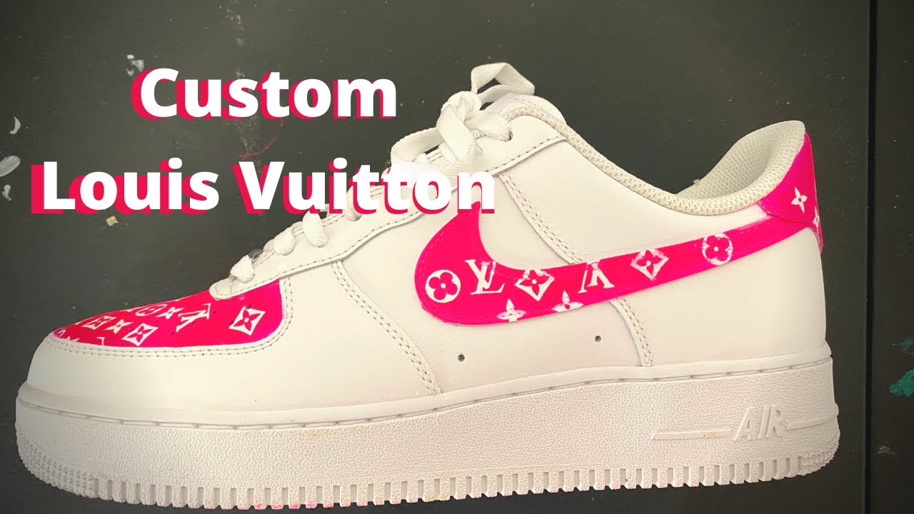 Pink Louis Vuitton Shoes - YouTube