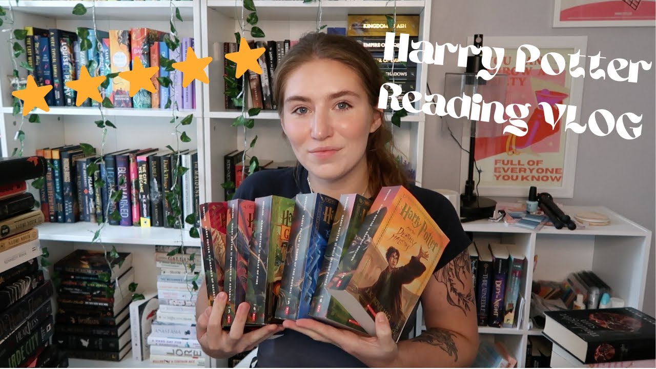 Read the Harry Potter Series w/ Me | Reading Vlog