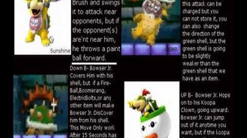 SSB4 Bowser Jr. Move Set