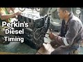 How to timing engine perkins diesel ll 4 cylinder ll roland repair vlog