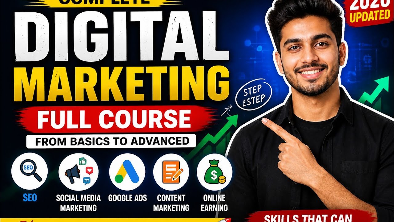 Digital Marketing Full Course 2026 | SEO, Social Media, Ads & Online Earning Complete Guide 🚀