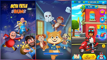 Motu Patlu Run (vs) Subway Scooters (vs) TOON MATH || Android iOS Gameplay Walkthrough