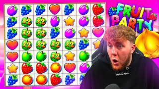 Fruit Party Slot Non Stop Profit... HIGH ROLL SESSION! 🍓