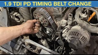 1.9 TDI PD Timing belt & water pump replacement Audi A4 B5