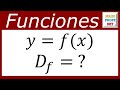 DOMINIOS DE FUNCIONES