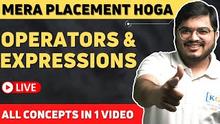 Day 4: Coding for Placement | Operators & Expressions Part 2 | Mera Placement Hoga Profile