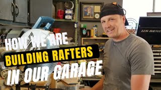 Pallet Cabin Build #2 - Building the Rafters in my Garage