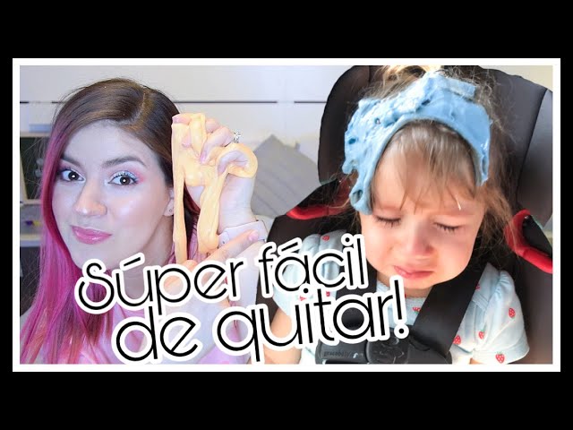 COMO QUITAR SLIME DEL CABELLO | MI HIJA SE HECHO UN BOTE COMPLETO DE SLIME  EN SU CABELLO | Aggy - YouTube