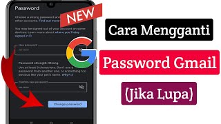 Cara Mengganti Password Gmail ( Jika Lupa ) ||  Ubah Kata Sandi Gmail (2023)