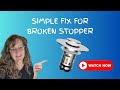 Bathroom Sink Drain Fix | Hibbent 3-in-1 Stopper Review
