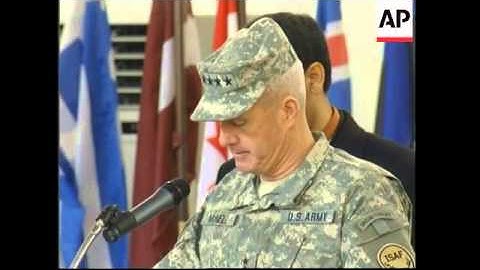 Handover ceremony of ISAF command