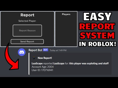 Simple Report System With Discord Webhooks