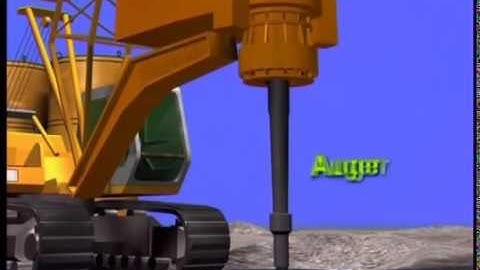 Mô Phỏng Thi Công Cọc Khoan Nhồi   3D