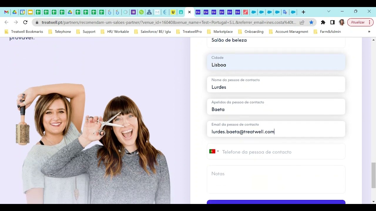 Treatwell Pro - Tutorial para Referência de Outros Salões
