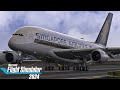 Flight Simulator 2024 FBW A380 | Singapore ✈️ Sydney | Full Flight | RTX 4090