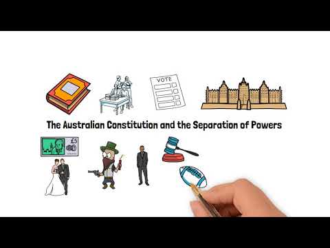 The Australian Constitution and the Separation and Division of Powers