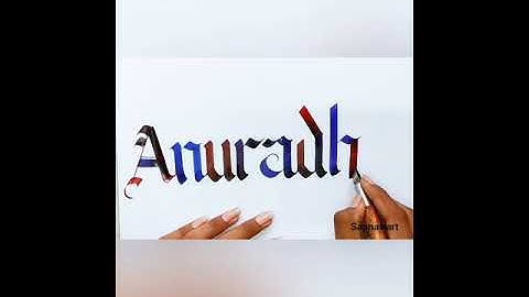 Anuradha Calligraphy Art l Skeching Drawing Painting #sapnaviart #short#artist