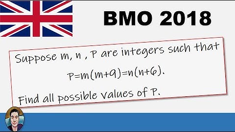 BMO2018 Diophantine Equation (It is to find P, not m or n)