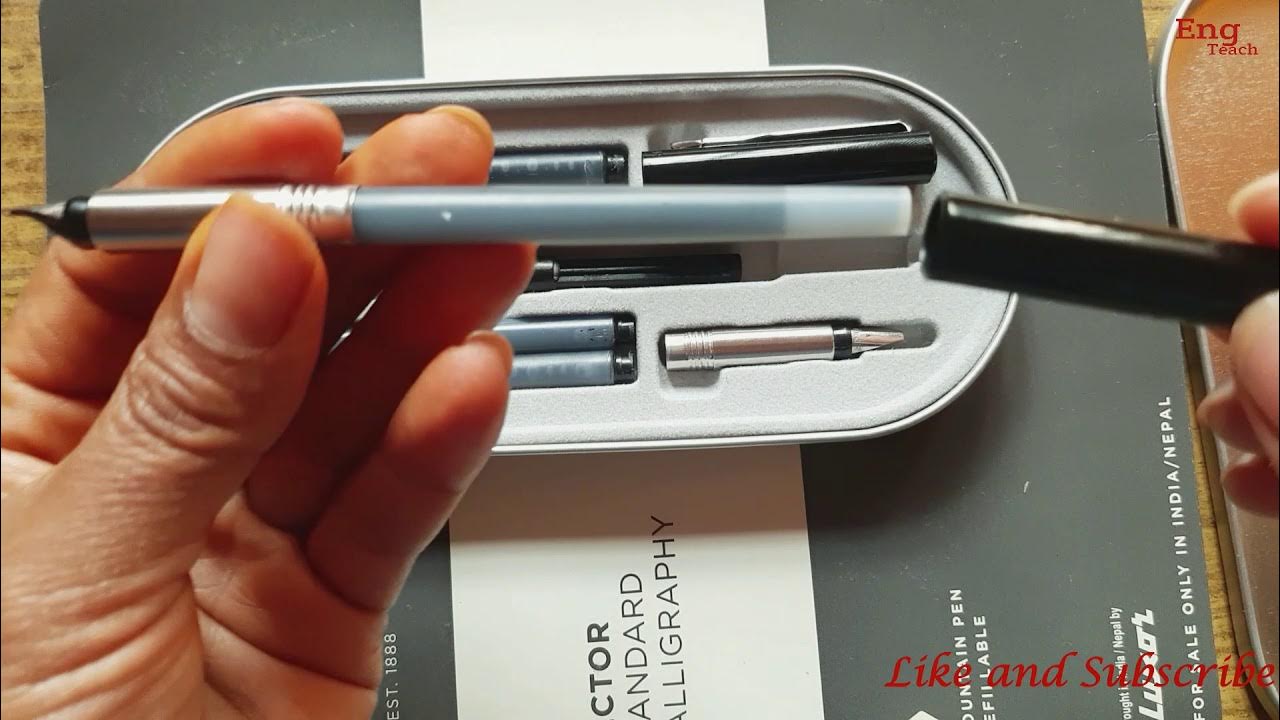 Unboxing and Full Review; Parker Vector Calligraphy Fountain pen set