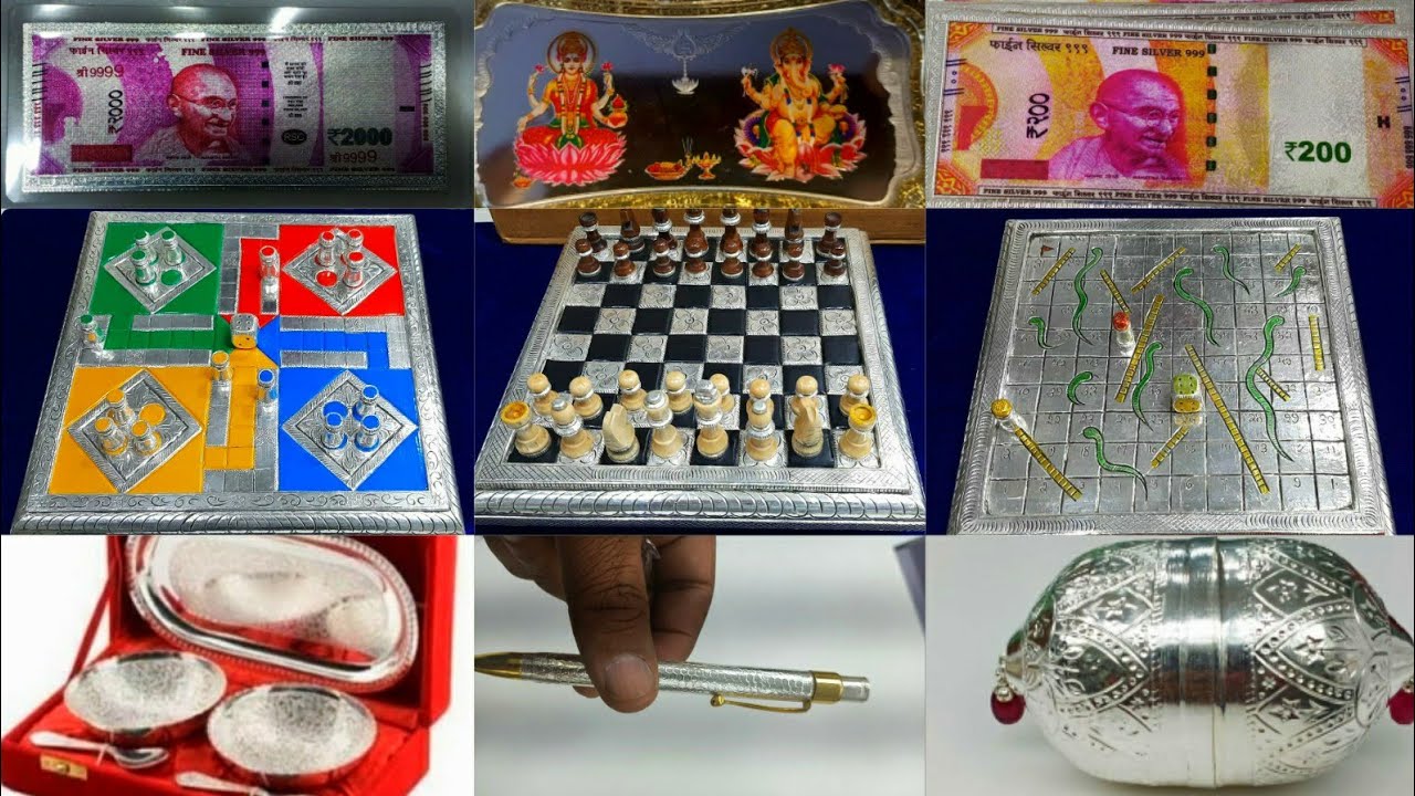 Silver GIFT items | चांदी की गिफ्ट आइटम
