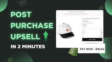 How to Easily Set Up POST-PURCHASE UPSELLS to Increase Average Order Value on Your Shopify Store