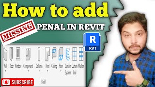 How to Add Missing penal in Revit | Tutorial urdu hindi 2025 | Nabeel Architect