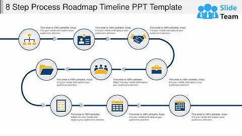 8 Step Process Roadmap Timeline Ppt Template