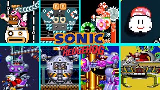 Sonic 1, 2, CD, 3\&K \& Mania Bosses REMADE in Super Mario Maker 2