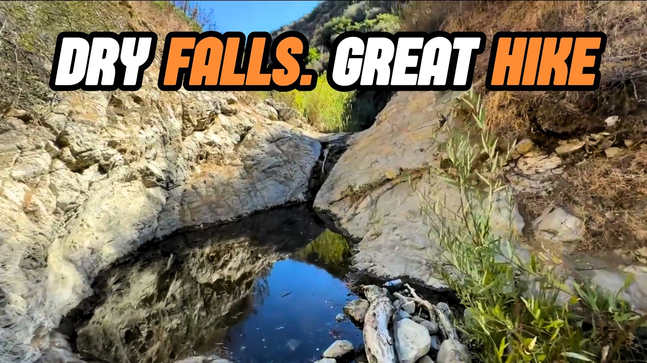 Whitney Canyon Falls Hike in Santa Clarita, California | Waterfall Pools Survive Year-Round