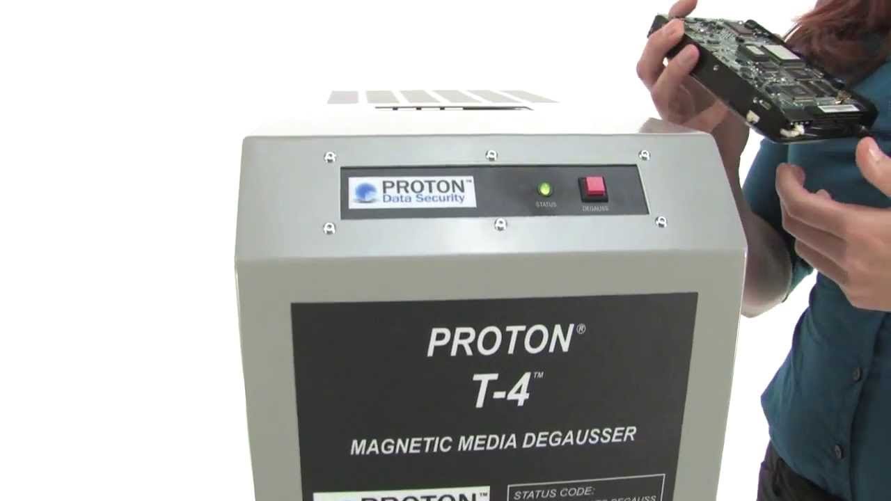 hard drive degaussing - hard drive shredding