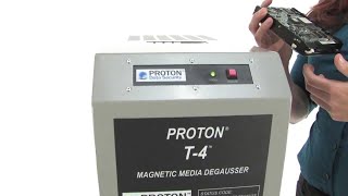 hard drive degaussing - hard drive shredding
