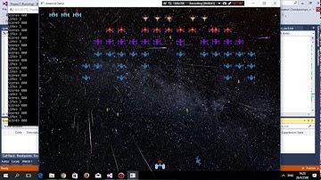 Galaxian modified version by Juve: First year student game project using C and OpenGL