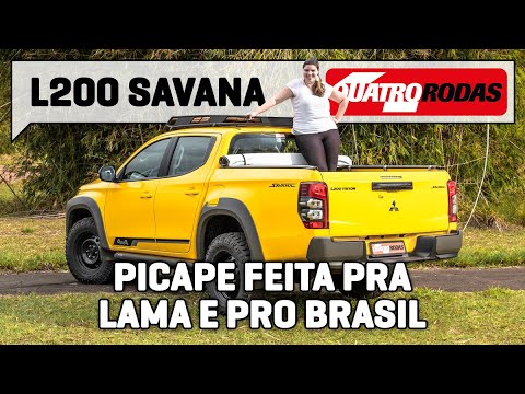 Mitsubishi L200 Savana é 4×4 FEITA PARA A LAMA e cobra a mais por isso