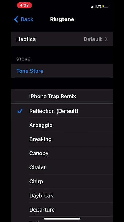 iOS 17 reflection ringtone @Apple 