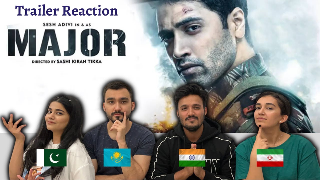 Major movie trailer reaction | Avidi sesh | Prakash Raj | saiee manjrekar reaction