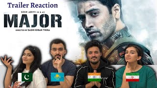 Major Movie Trailer Reaction Avidi Sesh Prakash Raj Saiee Manjrekar Reaction