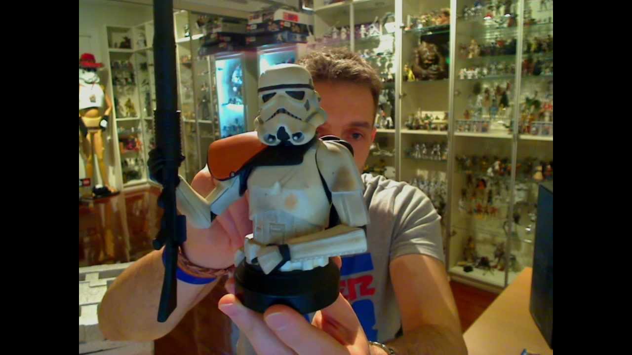 Star Wars Sandtrooper Gentle Giant Deluxe Bust HD Review | www