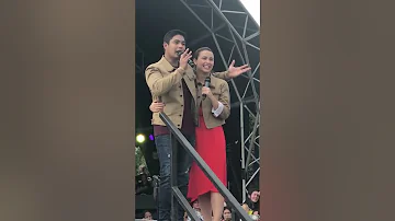 Coco Martin And Yassi Pressman in London Barrio Fiesta 2018