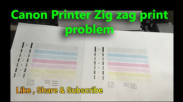 Canon G2010 Zig zag print problem Solution II Canon Printer Double Line Text Print Solution