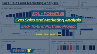 SQL and Power BI | Cars Sales and Marketing Analysis | End-to-End Portfolio Project