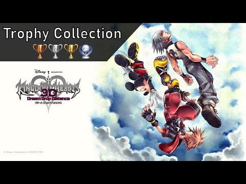 100 PSN Trophy Collection Kingdom Hearts 3D Dream Drop Distance