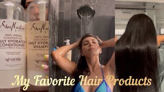 MY FAVORITE HAIR CARE PRODUCTS + ROUTINE | TIPS FOR HEALTHY HAIR! by Cassandra.guezzz 1,624 views 1 year ago 25 minutes