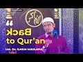 Ayo kembali pada alquran  tausiyah dzuhur  ust dr ilham maulana