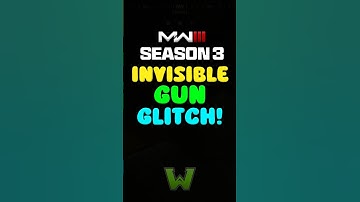 🔥INVISIBLE GUN in MW3?!🔥 #mw3 #callofduty #modernwarefare3 #warzone #gaming #shorts #cod