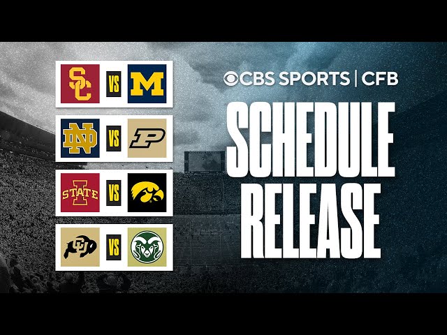 2024 College Football on CBS schedule released | CBS Sports class=